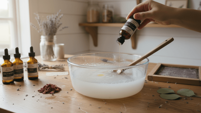 Module 5: Adding essential oils and natural scents to paper pulp
